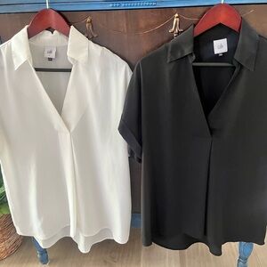 2 Cabi Replay Top Black White Size Small S